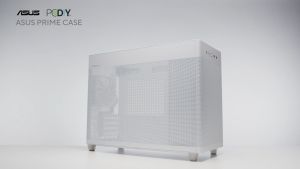 Vỏ máy tính ASUS Prime AP201TG White Tempered Glass M-ATX / SP006044 - Hàng Chính Hãng