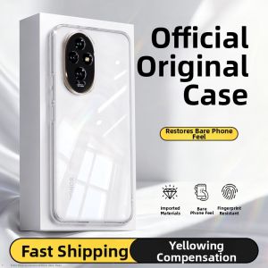 imobile | Suitable for Honor 200 mobile phone case honor200Pro transparent ultra-thin ELI one AN00 Huawei new ELP silicone protective cover dedicated all-inclusive anti-fall por and curved screen p two hundred shell