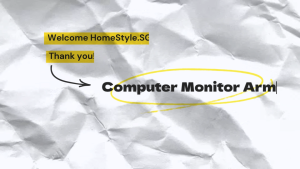 SG STOCK Computer Monitor Bracket Single/Dual Arm Adjustable Monitor Arm Computer Stand Ergonomic Desktop Stand