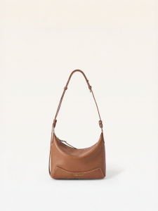 VANESSA HOGAN | Top Grain Vegetable Tanned Leather Hobo Bag Small