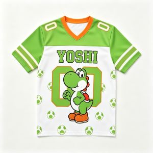Bandai | Men Women T Shirt Women Tee Boys Girls Top Adults Children Parent Child V-Neck Quick Dry Kid Tshirts Cartoon Yoshi Graphic Tee