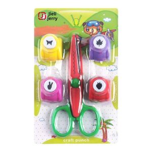 JIELI | Bộ Dụng Cụ Đục Lỗ Dập Nổi Hình Sao Trái Tim Cho Trẻ Em