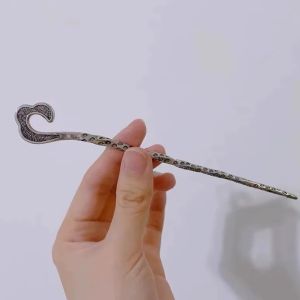 Handmade 925 Silver Wand Hanfu Hairpin Court Style Elegant Hair Accessory Traditional Chinese Culture Inspired Hair Stick
