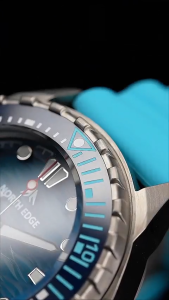 NORTH EDGE Sturdy Titanium Case Solar-Powered Diving Watch Ceramic bezel Luminous Hands Luxury Quartz Watch For Men 300M Waterproof 180+ Day Power TRITON-TI Men‘s Watch