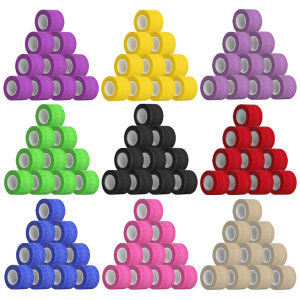 เทปพันกริปสักลาย 3.8 ซม./1.52 นิ้ว ผ้าพันแผลแบบไม่ถักทอ ป้องกันน้ำ ติดเองได้ ป้องกันนิ้วมือ อุปกรณ์เสริมสำหรับสักลาย