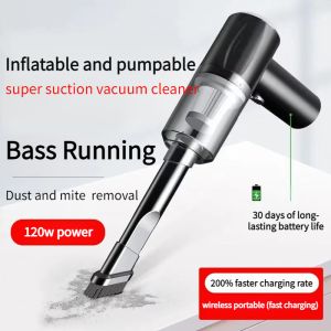 Car Vacuum Cleaner Car Wireless Charging Car Household Large Suction Power Strong Small Handheld Mini无线手持吸尘器