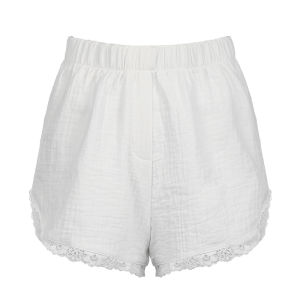 Fabgirls BM Style Sunken Stripe Three-Button Contrast Color Boyshorts Minority All-Match Slimming outside Wear Casual Hot Pants