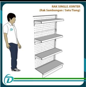 RAK TOKO SUPERMARKET SINGEL JOIN atau rak sambung
