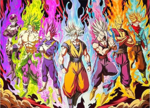 Bandai | Oil Painting By Number D-Dragon B-Ball Anime DIY Home Decor Modern Wall Decor for Living Room Bedroom Perfect Gift