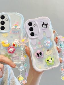 Cute Girl Style Full Cover Silicone Phone Case for Samsung A25 A05S A34 A54 A04S A24 Anti-Fall Protective Shell Creative Cartoon Design