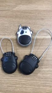 Ổ Khóa Hình Đầu Bò Mini Dây Mật Mã 3 Số CH-33S HÀNG CAO CẤP CHẤT LƯỢNG Khóa Mũ Bảo Hiểm Vali Tủ Khóa Xe Máy Xe Điện Xe Điện Xe Đạp Giỏ Khóa Balo