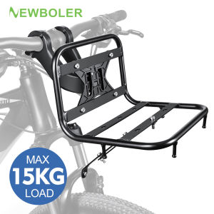 NEWBOLER MTB Bicycle Front Rack Carrier Panniers Bag Luggage Shelf Bracket Trunk For Bicycle Accessories