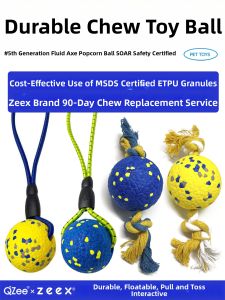 zeex | Durable Multi-Function Dog Toy Floating Interactive Teething Pet Toy