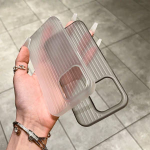 เคสโทรศัพท์แบบลูกฟูกด้าน สำหรับ iPhone 13 Pro Max 16 14 11 15 iPhone 12 Promax ซิลิโคนนิ่ม กันกระแทก ฝาหลังแบบใส