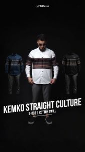Samase kemko s033 straight culture heritage batik lengan panjang katun