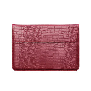 Laptop Bag for MacBook Air 13 2025 Case M4 Model A3240 PU Cover Pro 13 14 M1 M2 Rocodile Pattern Leather For MacBook Air 15 15.3