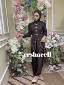 kurung melayu zahrany model terbaru cocok untuk kondangan pesta
