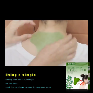 TOP SELLER HERBAL WARMING CERVICAL PATCH | Effective Neck Shoulder Back Pain Patch 12 PCS Strong Relief Application | Hot Compress Patch Wormwood Neck Reliever Detox Patch