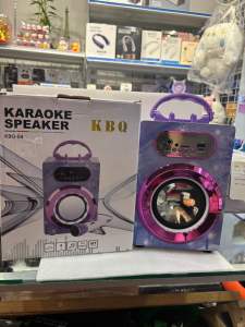 Karaoke speaker machine with led display/support Bluetooth/usb/aux/radio