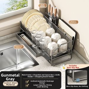 HANYUXUAN | Multipurpose Dish Drying Rack and Organizer