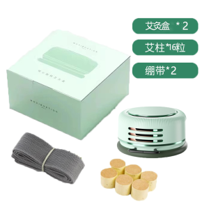 Portable No-Smoke Bamboo Moxibustion Box Personal Use Stomach Abdomen Childrens Moxa Steam Heating Device Anti-Scalding
