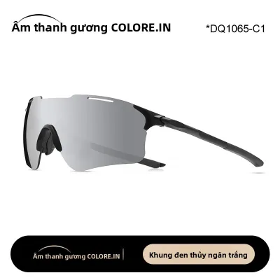 COLORE.IN | Kính Râm Thể Thao Ngoài Trời Đổi Màu Chống Gió cho Chạy Bộ và Đạp Xe