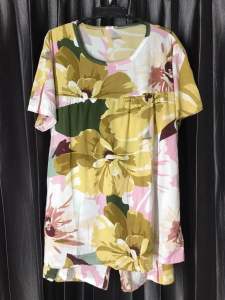 ชุดนอน6XL (เป็นผ้ายืด)แบบกางเกง สาวอวบ โอเว่อร์ไซด์ อกยืดสุดไม่เกิน56 เอว 38-40