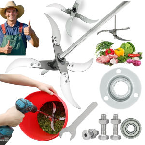 High-quality lawn mower blade set with rust-resistant stainless steel blades a versatile set perfect for farm needs