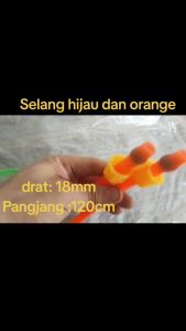 Selang Sprayer Elektrik atau Manual High Pressure orange 120cm