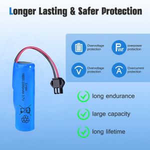 3.7V Li-ion Battery 500/1200/2000mAh for Remote Control Car Rechargeable Toy Monster Truck Toys