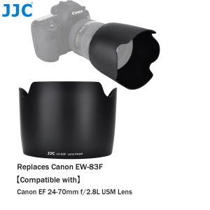 JJC Reversible Lens Hood Shade Replaces EW-83F for Canon EF 24-70mm f/2.8L USM LensLens Shade ProtectorABS Material