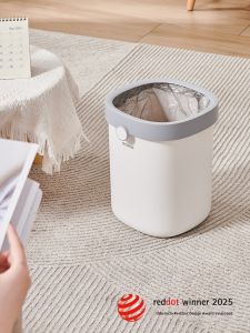 ecoco | Large Capacity Trash Bin for Living Room Kitchen Bathroom Bedroom