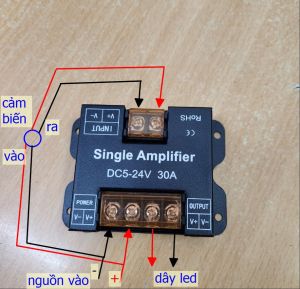Bộ Khuếch đại Cảm Biến Dành Cho Led 12V 24V CHÍNH HÃNG BẢO HÀNH 6 THÁNG ĐỔI MỚI