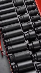 Mata Socket Air Impact Socket 1/2 Inch 35Pcs Free Box Bahan Chrome Vanadium - 6571