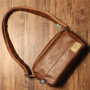 Three-Box New Arrival Fashionable Mens Shoulder Bag Mini Mens and Womens Small Backpack Japanese and Korean Style Retro Crossbody Mobile Phone Square Bag