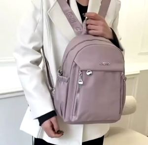 Tas Ransel Backpack 6172 Tas Sekolah Stylish Kanvas