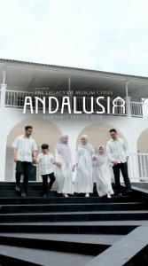 READY SARIMBIT YASMEERA TERBARU 2026 ANDALUSIA OFF WHITE