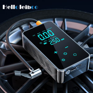 LEIBOO Wireless Air Pump 150psi Touch Screen Portable Electric Tire Inflator For Car Bike Motorcycle Mini Air Compressor