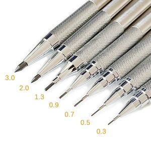 Mechanical Pencil Set Full Metal Art Drawing Painting Automatic Leads Office School Supply 0.3/0.5mm Stationery