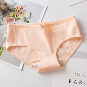 [Sg Stock] womens Underwear 100%cotton mid waist breathable seamless Panties