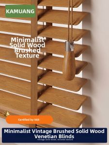 KAMUANG | Antique Style Wooden Venetian Blinds