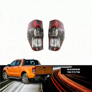 Ford Ranger T6 T7 T8 Tail Light Left LH | Black | Rear Lamp Assembly | Replacement Tail Lamp YCD-T018L 2012-2022