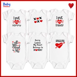 Baby Onesies PH Valentines Day Baby Clothes Vol.3 0-12 months Cotton Newborn Baby Girl Boy Infant Bodysuit