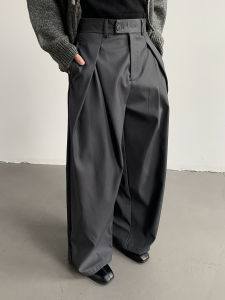 กางเกงขายาวทรงหลวมสไตล์อเมริกันย้อนยุคสำหรับผู้ชายและผู้หญิง กางเกงขายาวทรงตรงลำลอง ทรงสลิมฟิต ทรงหลวม ทรงหลวม ทรงหลวม