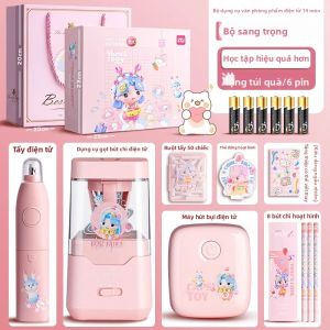 deli | Bộ Dụng Cụ Văn Phòng Quà Tặng Bao Gồm Máy Sắc Chì Điện