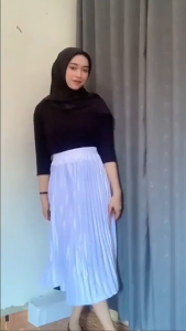 Rok Plisket Bludru Velvet 7/8 Premium / Bisa COD Rok Plisket Bludru Pendek Skirt Korean Style