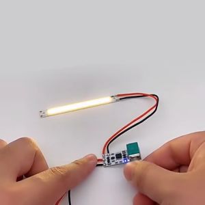 FocusAi LED โมดูล Micro แรงดันไฟฟ้าคงที่โมดูลหรี่ไฟ DC3.7V-24V พร้อมสวิตช์ stepless KNOB ปรับความสว่างไม่มีการสั่นไหวเหมาะสำหรับการถ่ายทอดสดเติมแสงโคมไฟตั้งโต๊ะขนาดเล็กแถบไฟกล่องไฟโฆษณา
