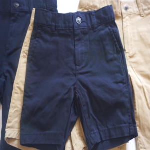 (14-50kg) Quần short kaki bé trai chất mềm co giãn (size SLIM) (Quần ngắn quần đùi đồng phục bé trai plc)