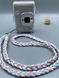 Fuji Mini LiPlay Transparent Protective Case Retro Leather Bag Cover for Instant Camera Storage Card Tempered Glass Film