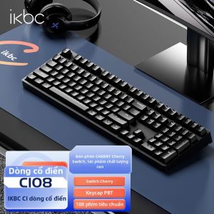 Bàn phím cơ ikbc C87 với switch Cherry MX Red Brown và Blue 108 phím